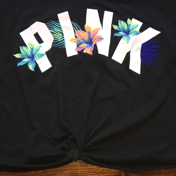 Black Victoria’s Secret Pink T-Shirt - Picture 3 of 4